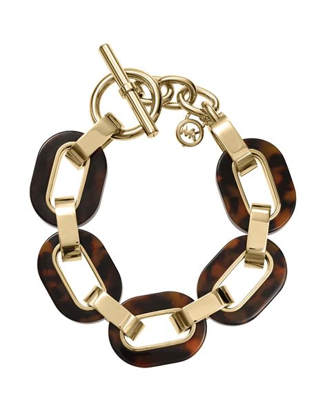 michael kors tortoise toggle bracelet|Michael Kors Gold.